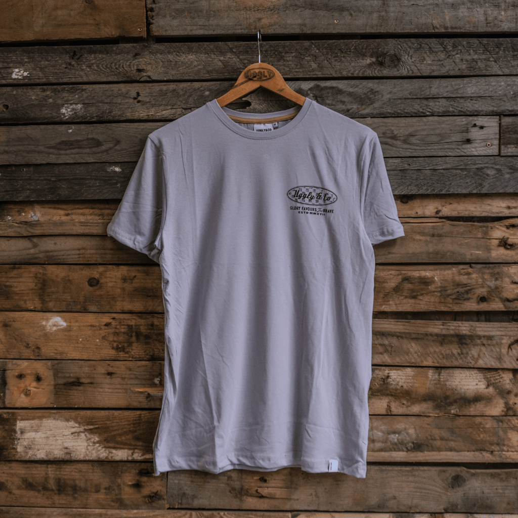 Uggly and Co Dusty Flattrack No.1 Heavyweight Cotton Graphic Tee
