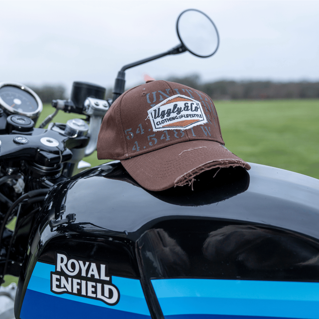 Uggly and Co Aviation Trucker Hat – Brown Cotton Canvas Vintage Cap