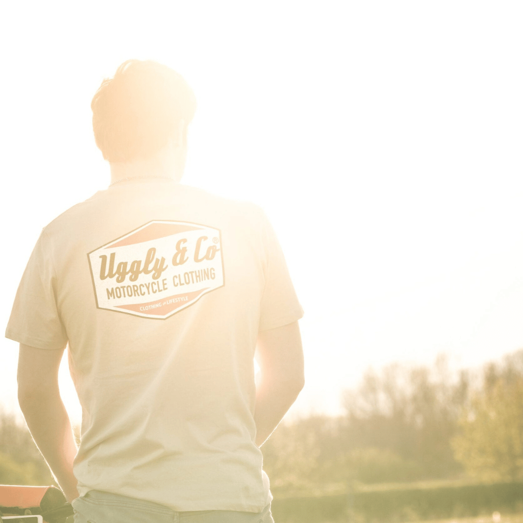 Uggly and Co Diamond Graphic Tee – Vintage Moto Boxy Cotton T-Shirt