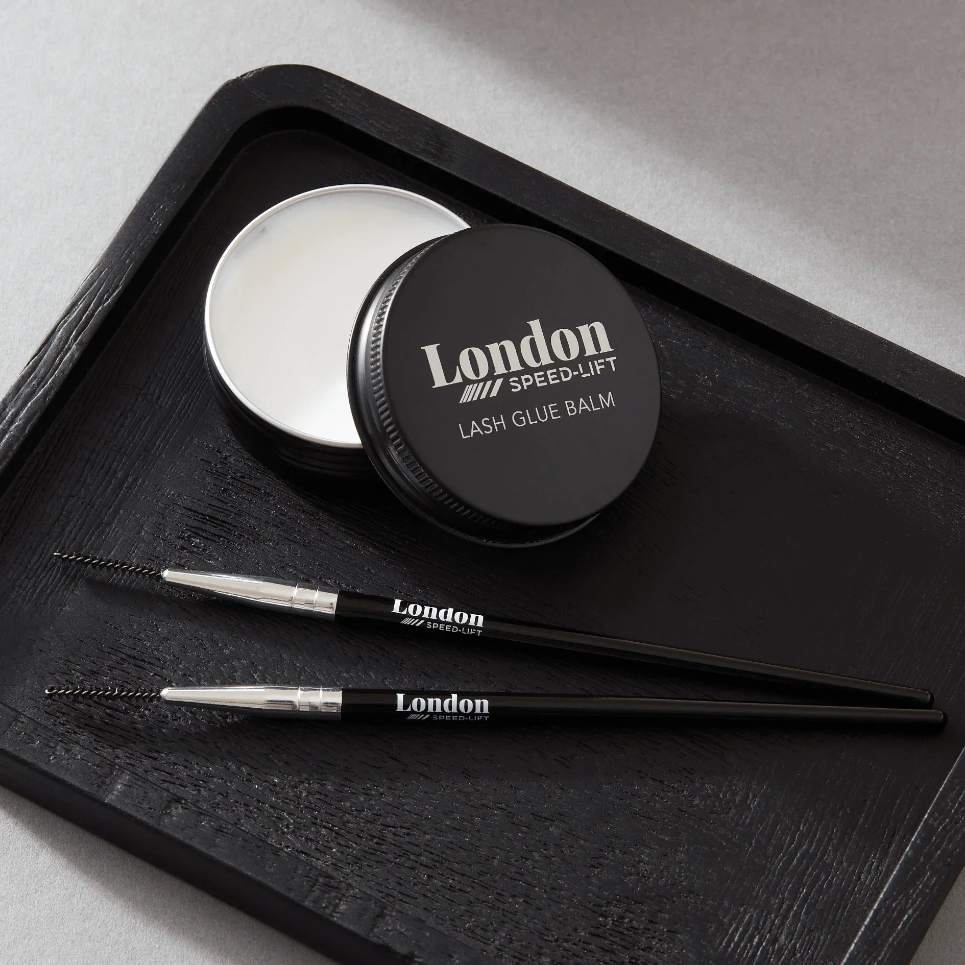 London Brow Co. Reusable Micro Lash & Brow Brush for Lifting - Black