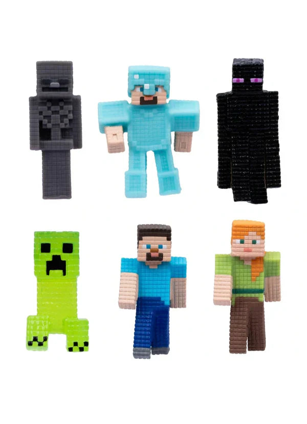 Heroes of Goo Jit Zu Minecraft Mini Stretchy Action Figure – Assorted