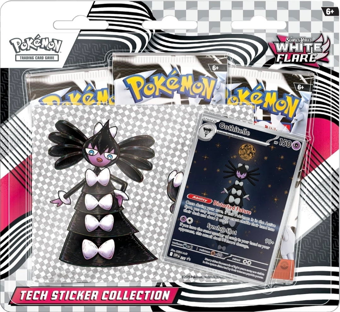 Pokemon TCG: White Flare Tech Sticker Collection - Gothitelle Snaps