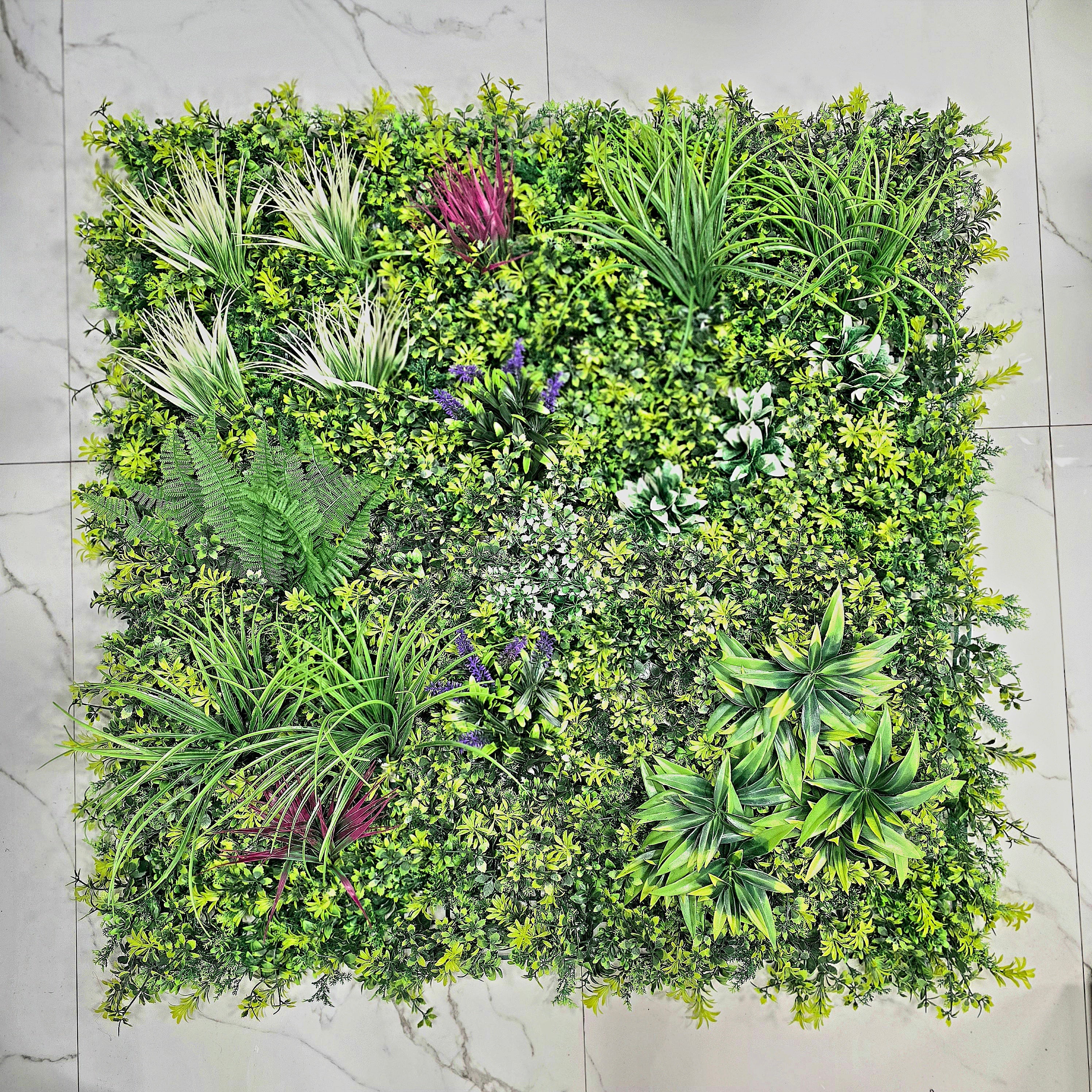 Massive Discounts UV-Resistant Artificial Green Wall Panel | 100x100cm