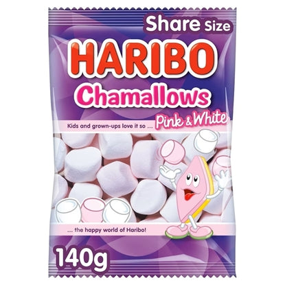 Haribo Chamallows Soft Marshmallows - Gourmet Sweet Treats - 140g