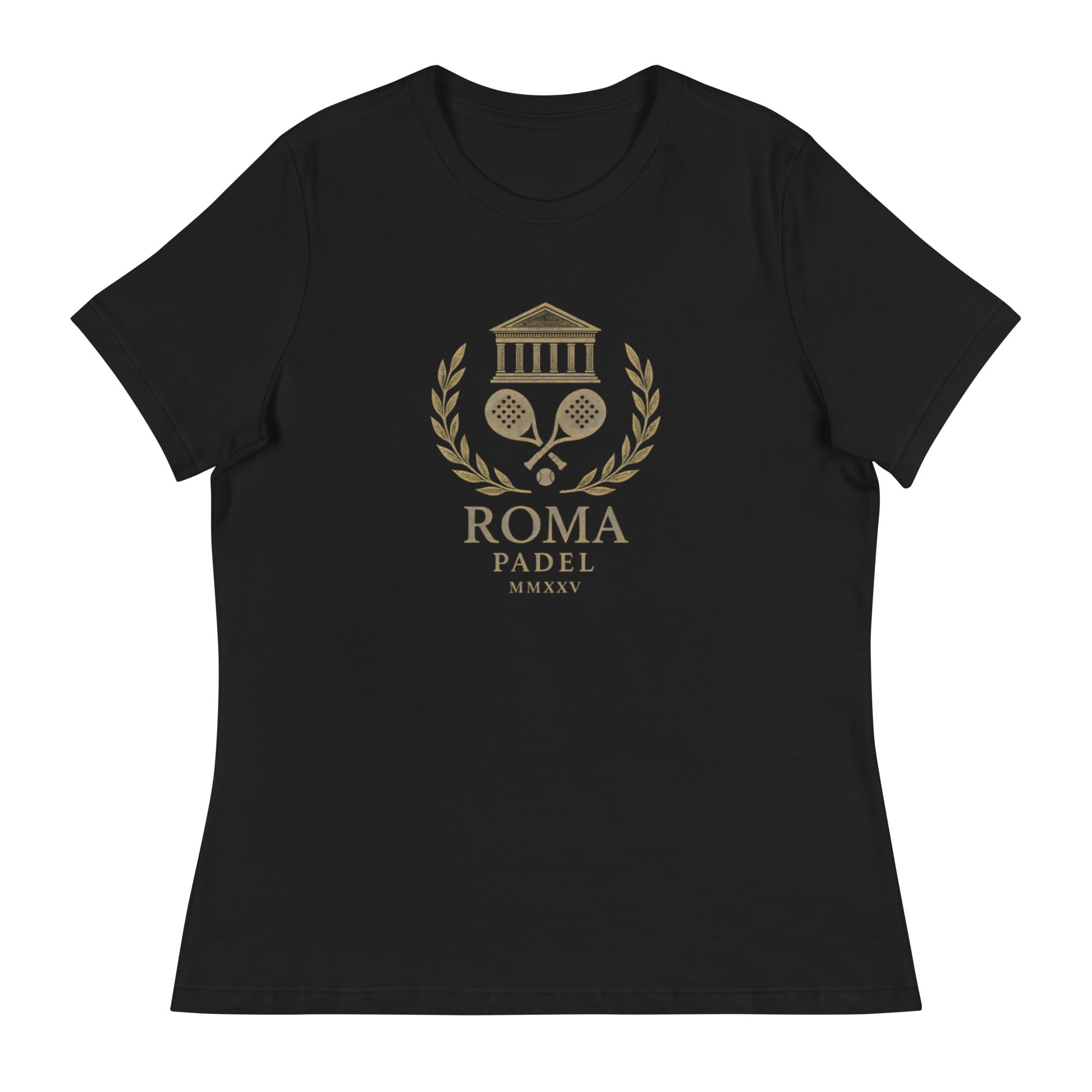 ROMA MMXXV Women’s Relaxed Padel T‑Shirt – Organic Cotton by Corcuera Padel Club