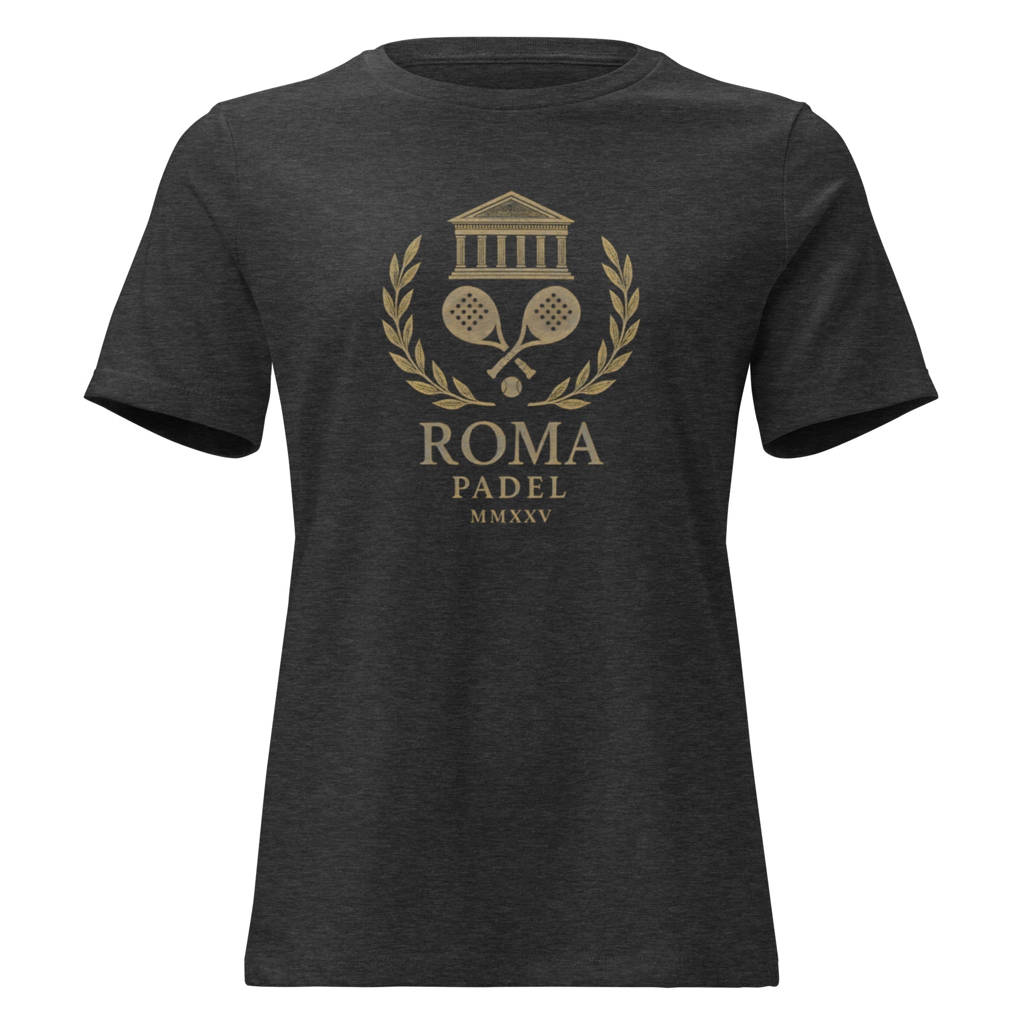ROMA MMXXV Women’s Relaxed Padel T‑Shirt – Organic Cotton by Corcuera Padel Club