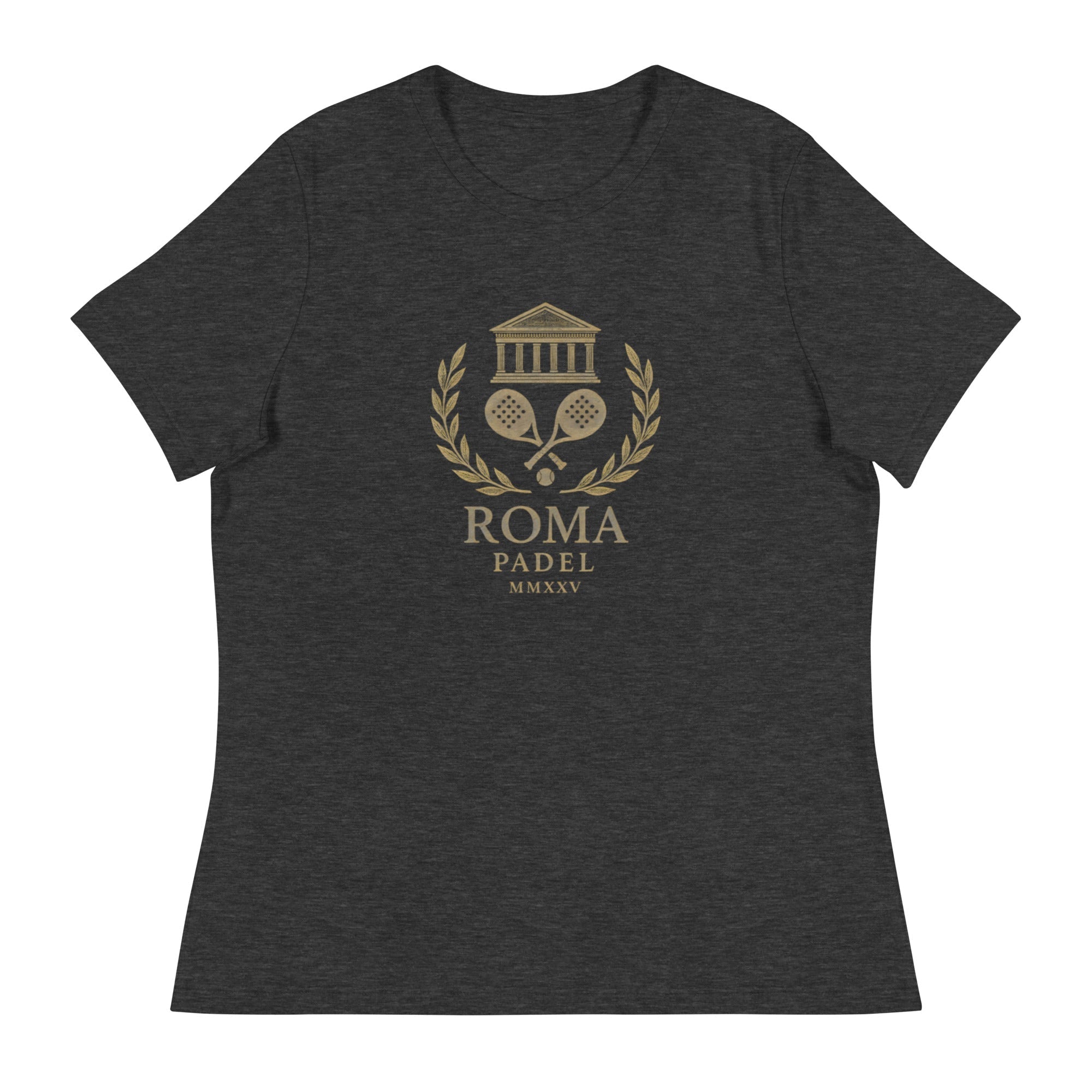 ROMA MMXXV Women’s Relaxed Padel T‑Shirt – Organic Cotton by Corcuera Padel Club