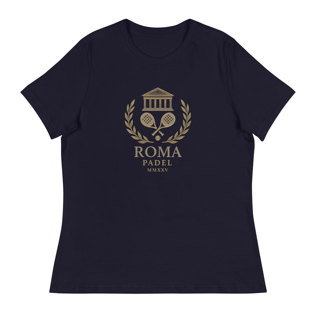 ROMA MMXXV Women’s Relaxed Padel T‑Shirt – Organic Cotton by Corcuera Padel Club