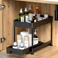 Ronlap 2-Tier Under Sink Organizer – Slide Out Kitchen Storage Drawer