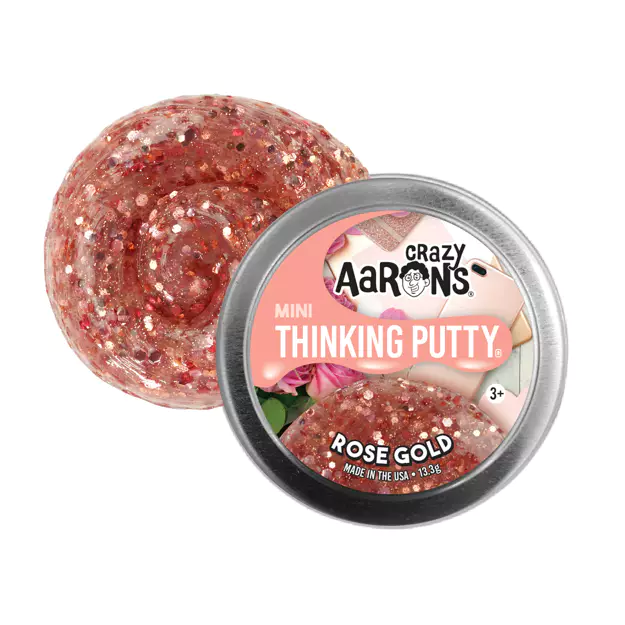 Snaps Mini Thinking Putty – Rose Gold Fidget Toy for Stress Relief