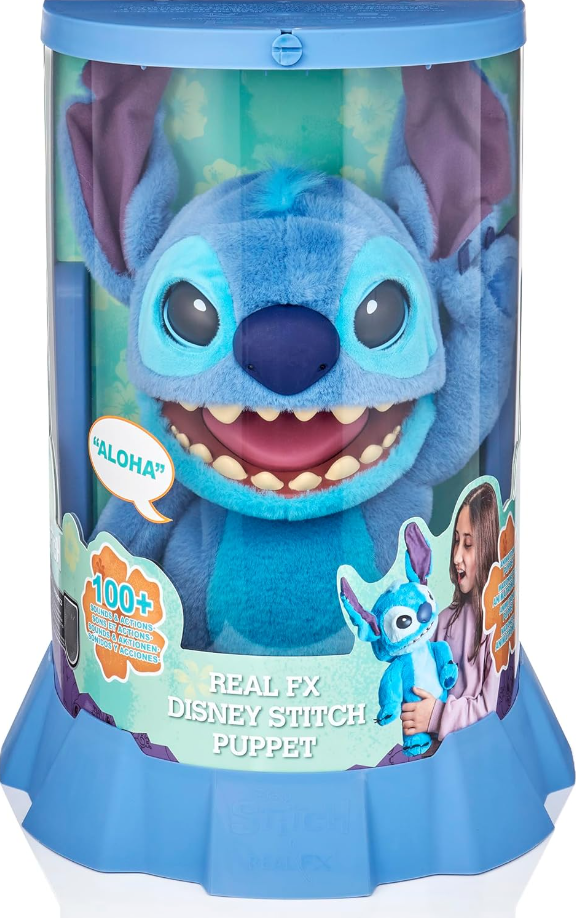 Wow Stuff Real FX Disney Stitch Interactive Animatronic Puppet Toy