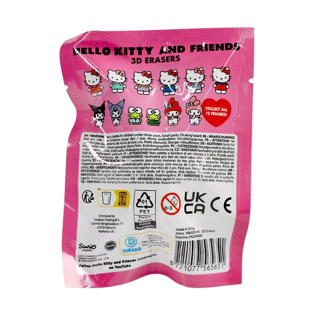 Sanrio Hello Kitty & Friends Collectible 3D Erasers Mystery Bag by Snaps