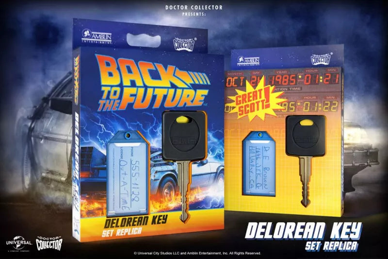 Back to the Future DeLorean Key 1/1 Scale Movie Prop Replica by Snaps