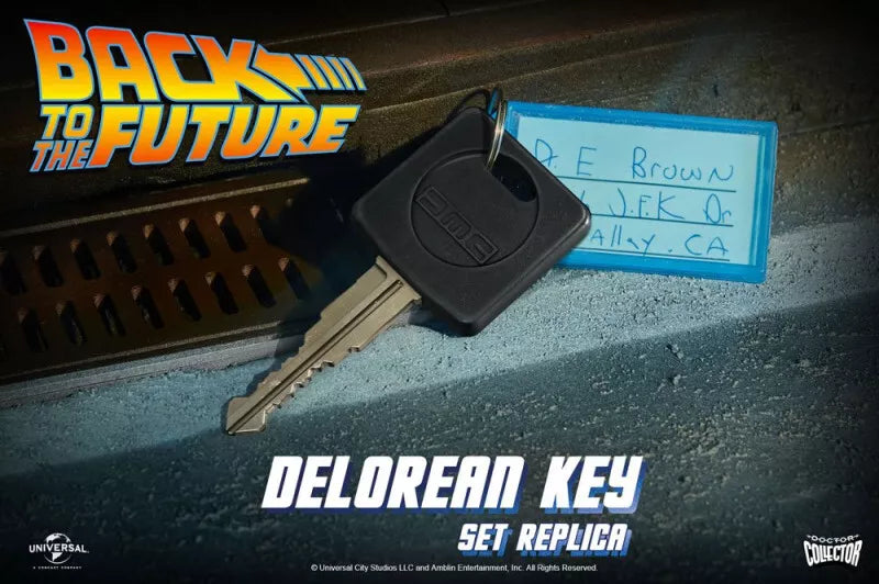 Back to the Future DeLorean Key 1/1 Scale Movie Prop Replica by Snaps