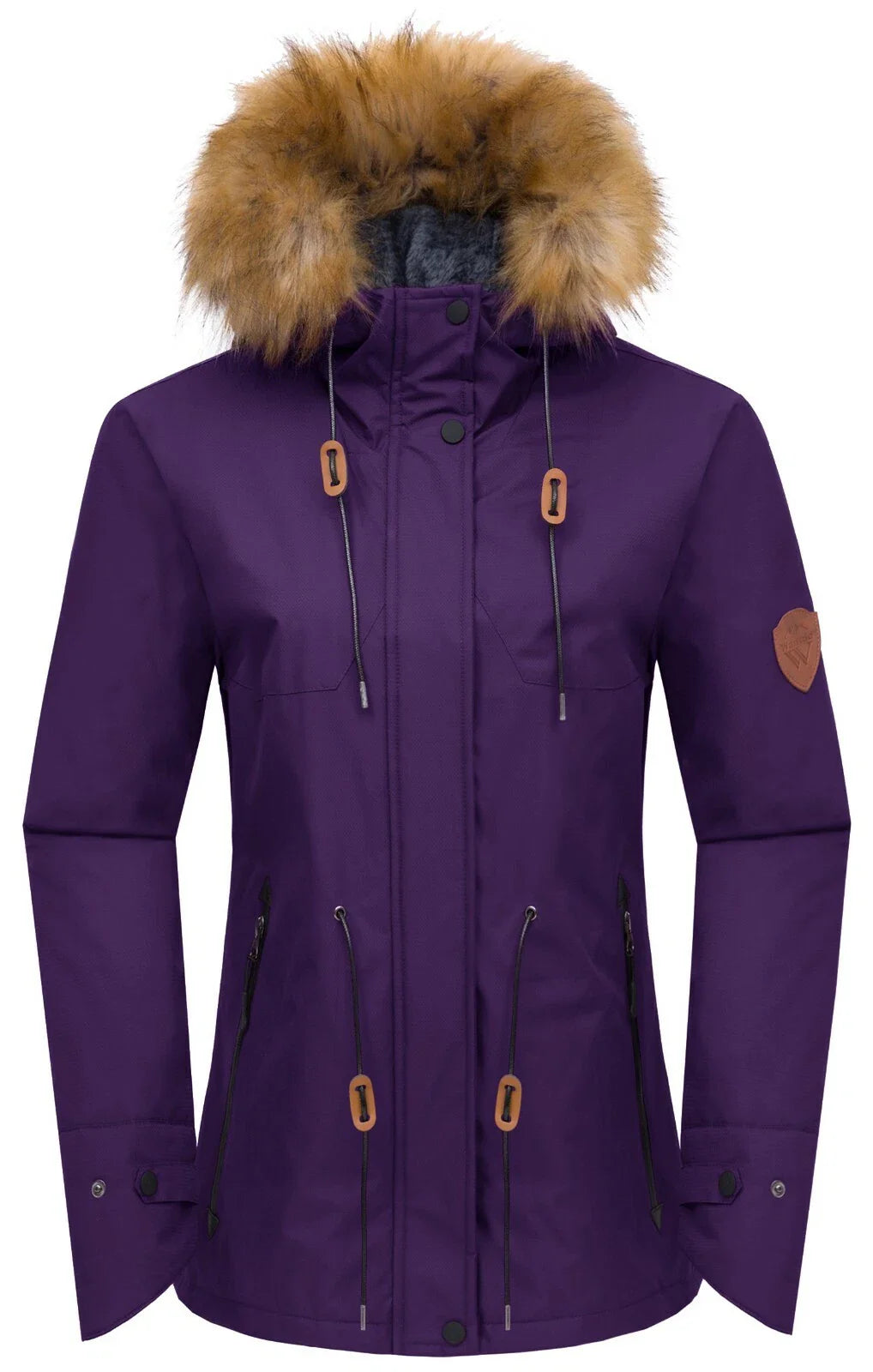 Wantdo Women's Waterproof Ski Jacket | Windproof Winter Snowboard Coat