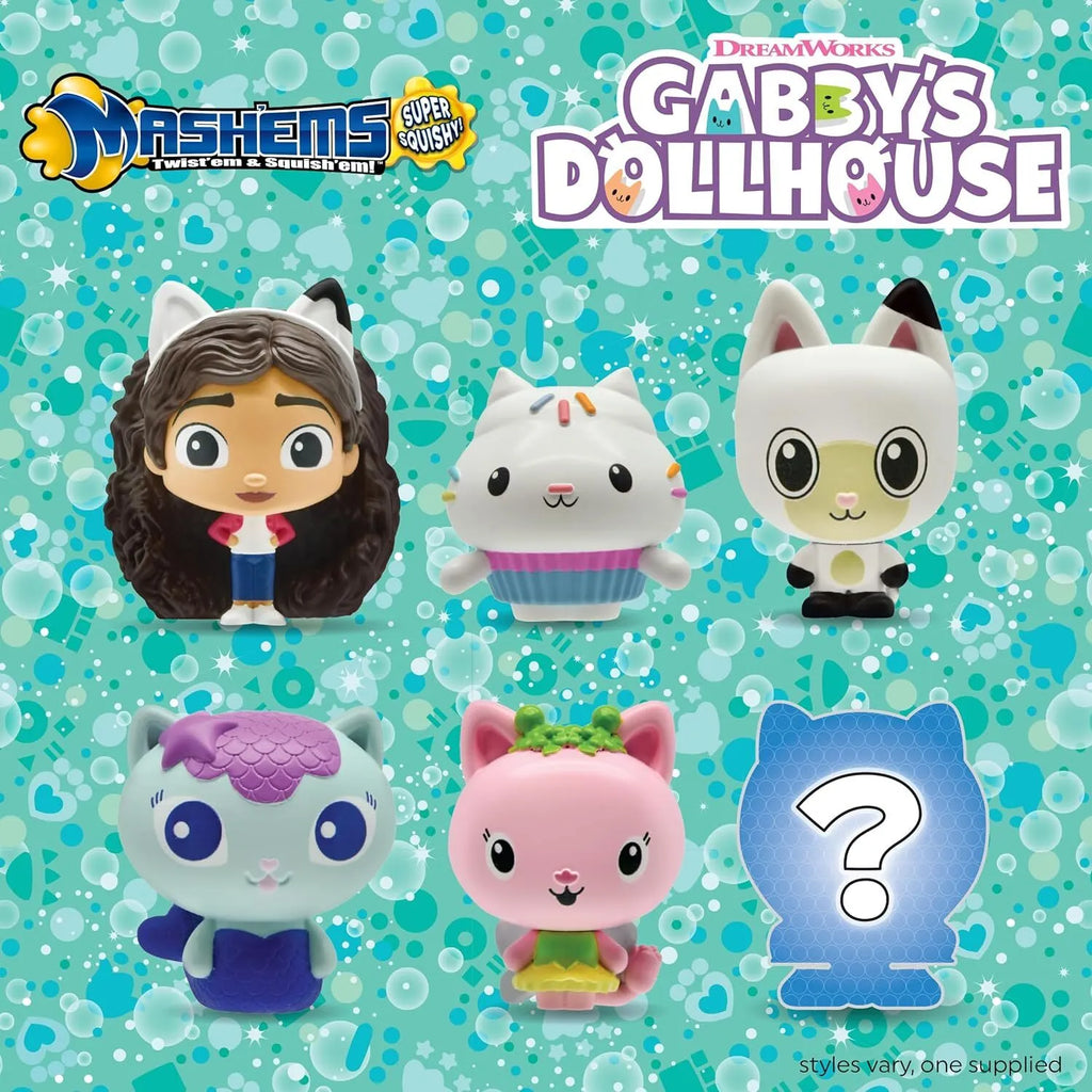 Gabby's Dollhouse Mashems – Squishy Collectible Toy Capsule by Snaps