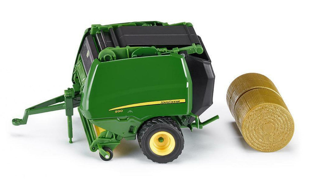 Siku John Deere 6175R Tractor with Round Baler, 1:32 Scale