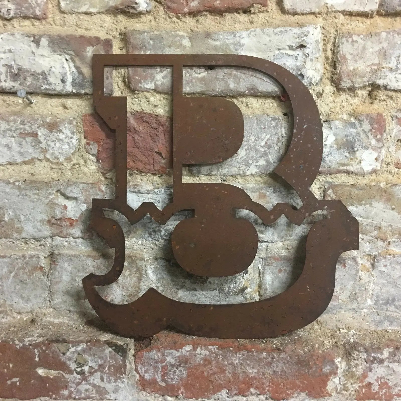 Rustic Warehouse Norfolk 12" Metal Carnival Letters – Vintage Steel Signage