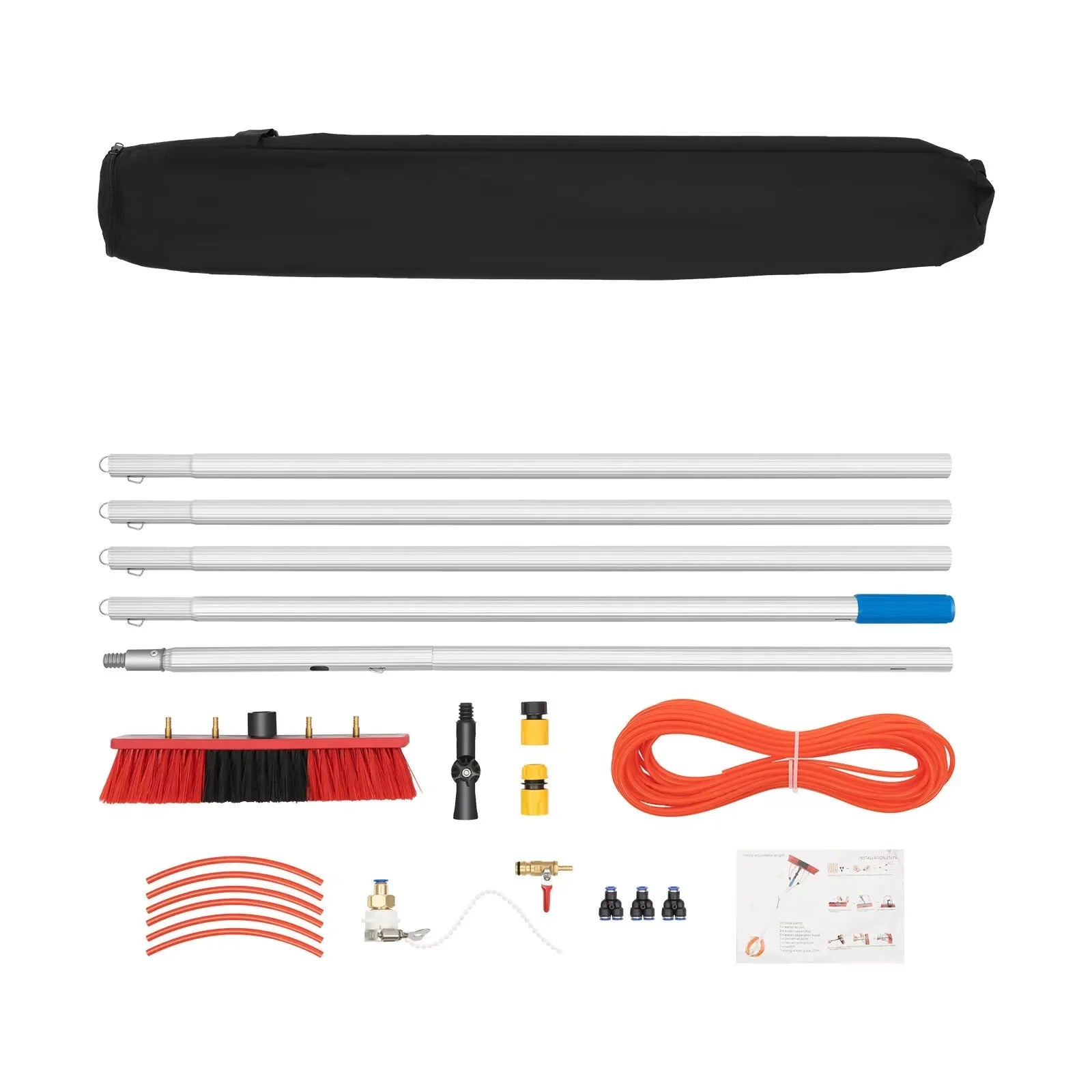 Massive Discounts 5M Water Fed Pole | Aluminum Solar Panel Cleaner