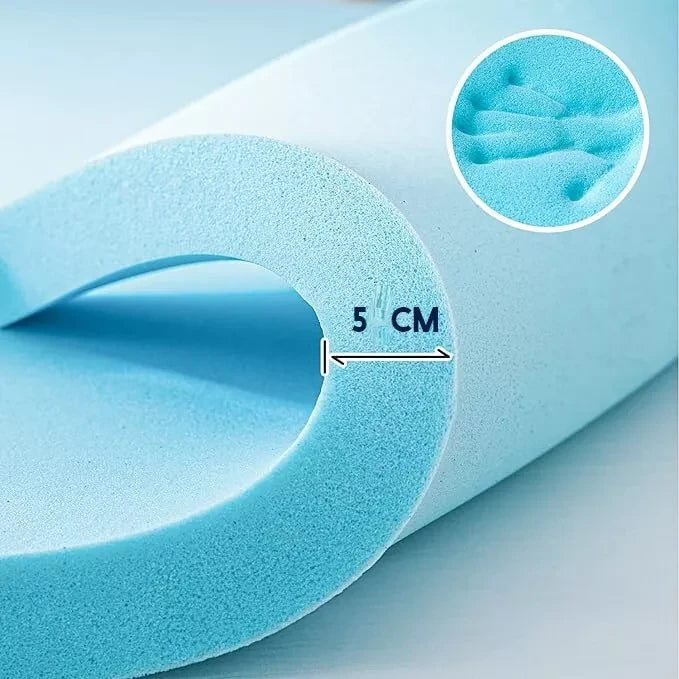 Massive Discounts Memory Foam Mattress Topper | 5cm Orthopaedic 135x190cm
