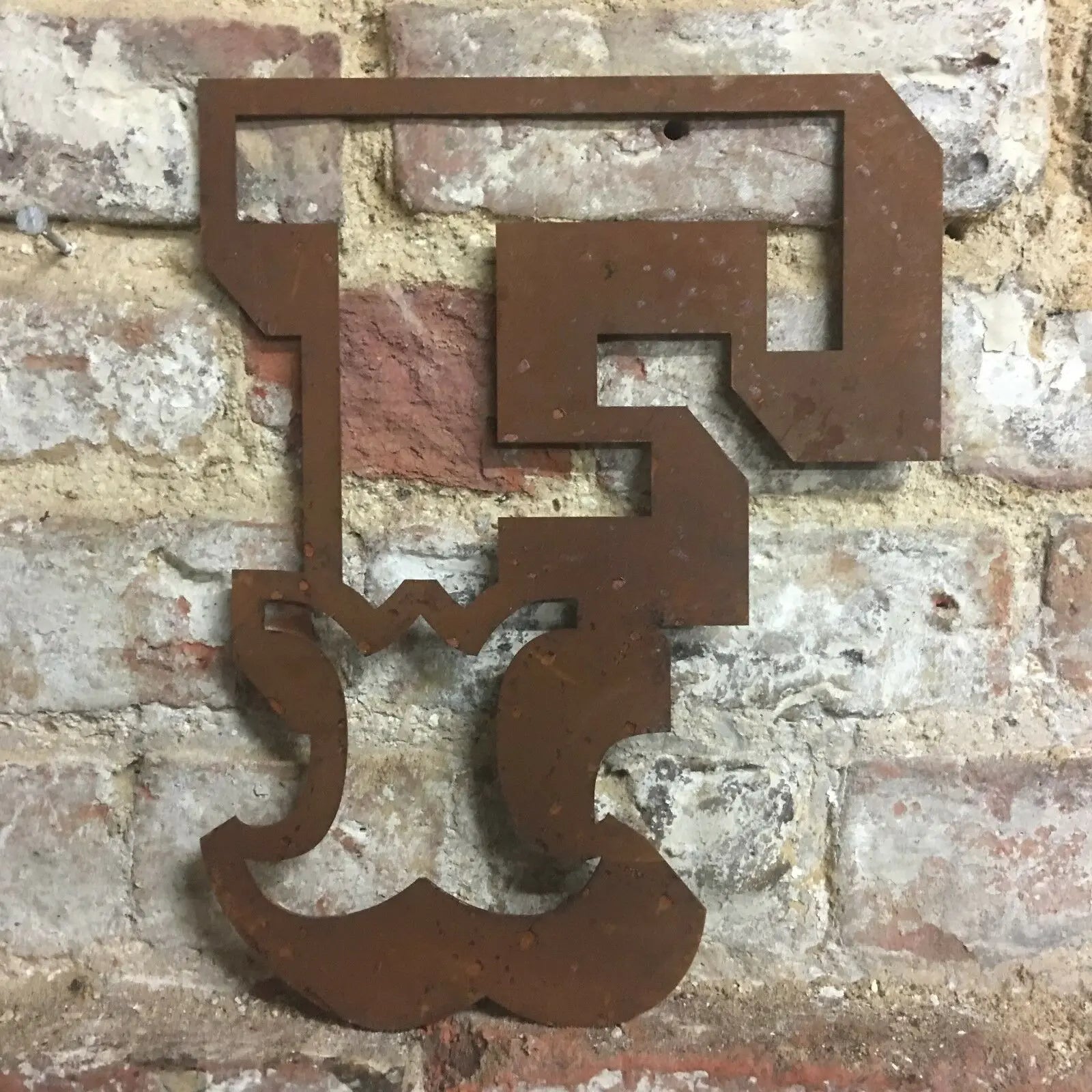 Rustic Warehouse Norfolk 12" Metal Carnival Letters – Vintage Steel Signage