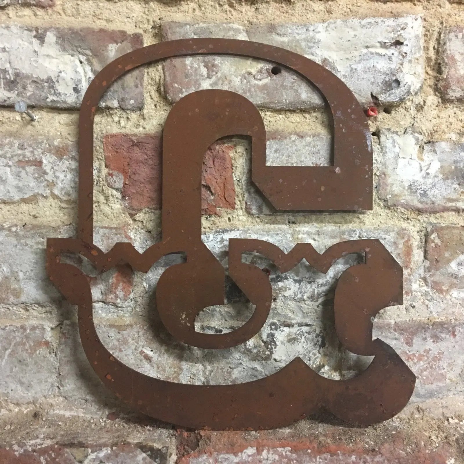 Rustic Warehouse Norfolk 12" Metal Carnival Letters – Vintage Steel Signage