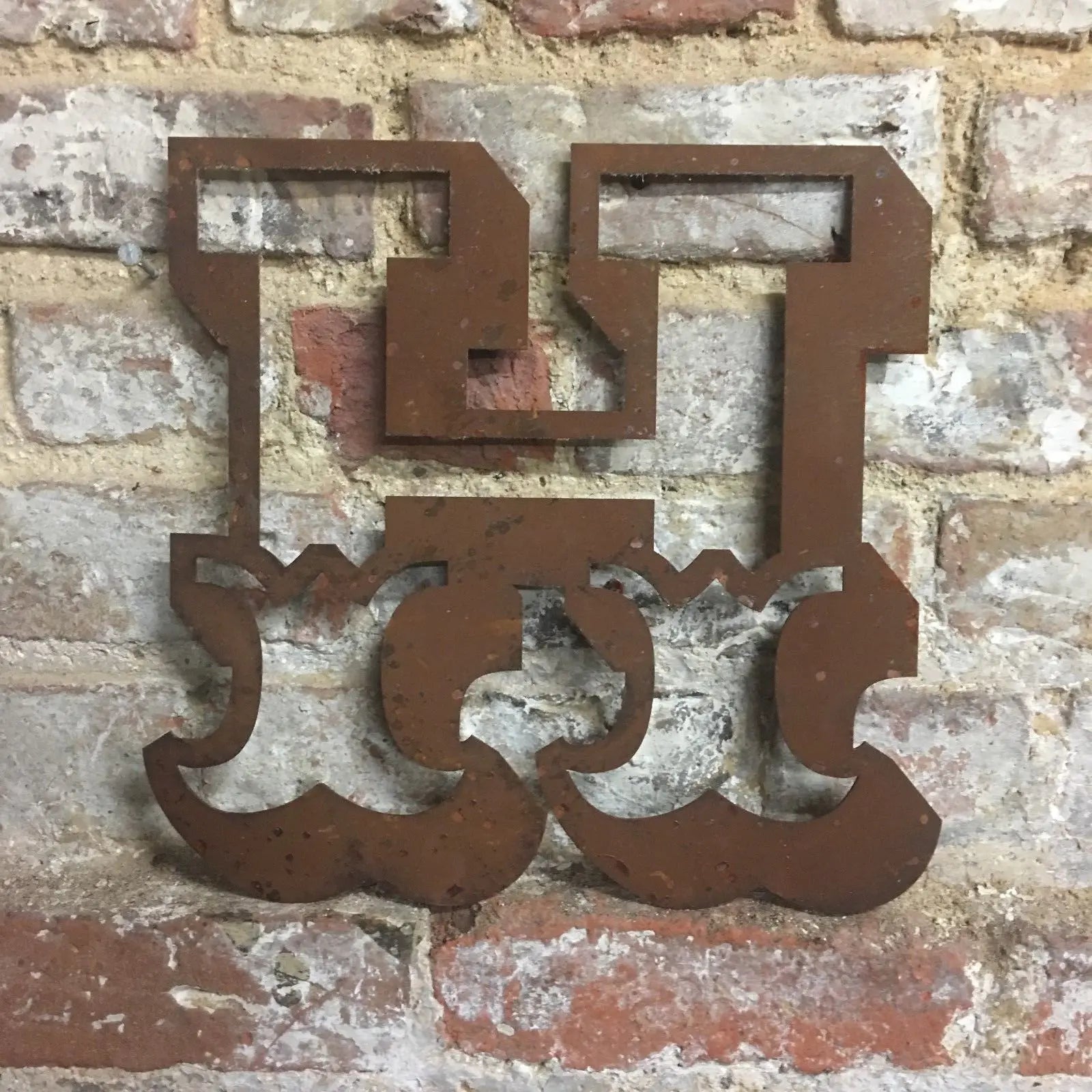 Rustic Warehouse Norfolk 12" Metal Carnival Letters – Vintage Steel Signage