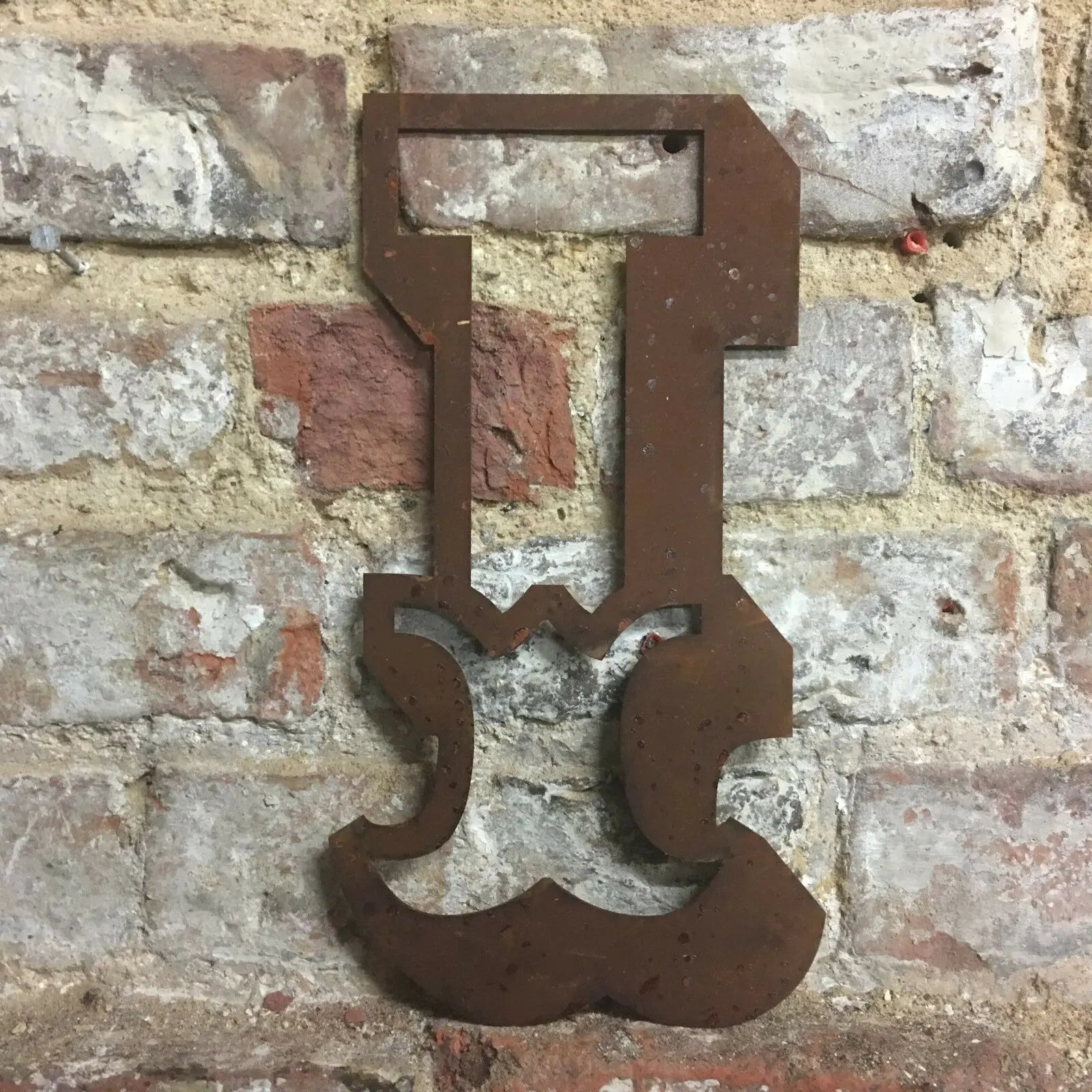 Rustic Warehouse Norfolk 12" Metal Carnival Letters – Vintage Steel Signage