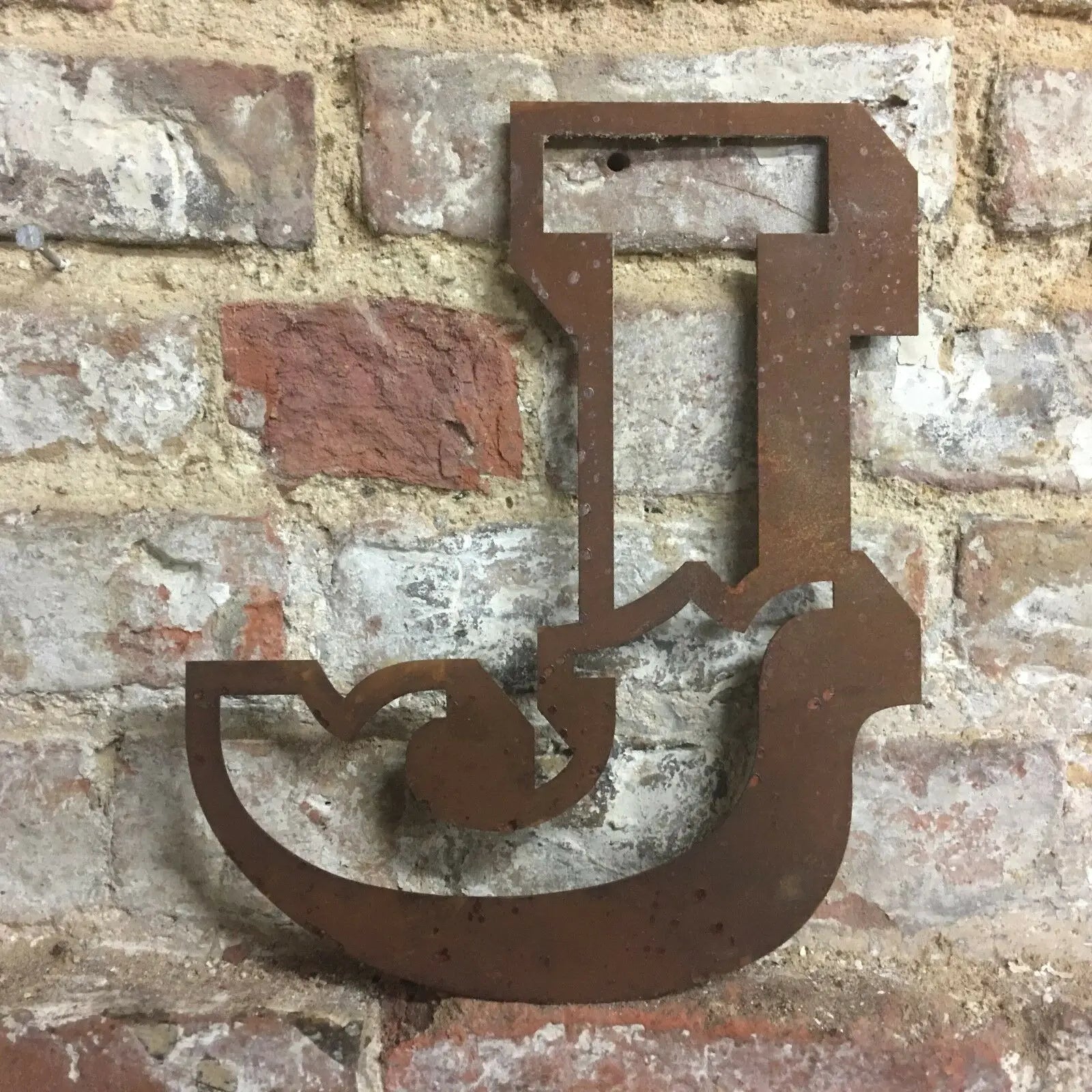 Rustic Warehouse Norfolk 12" Metal Carnival Letters – Vintage Steel Signage