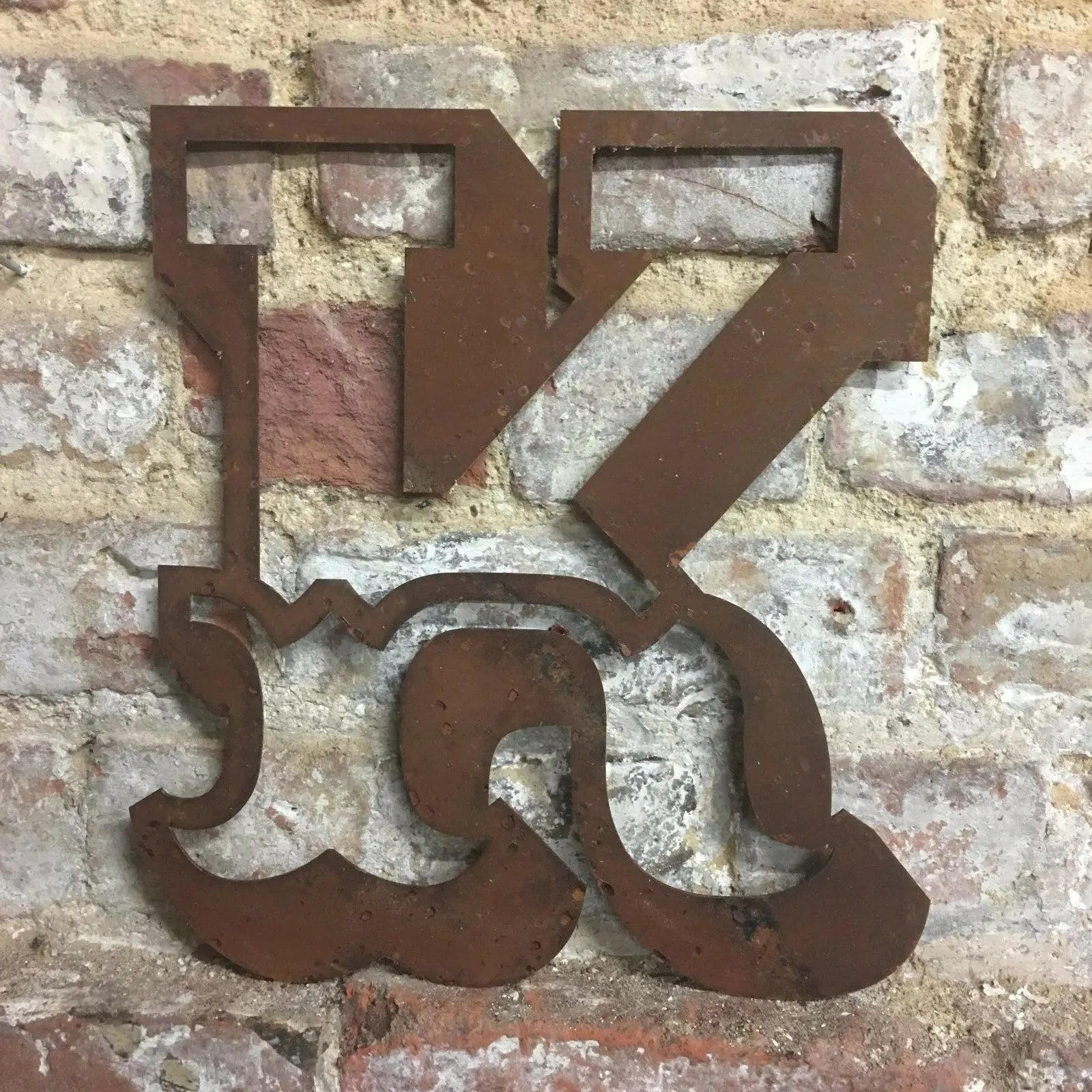 Rustic Warehouse Norfolk 12" Metal Carnival Letters – Vintage Steel Signage