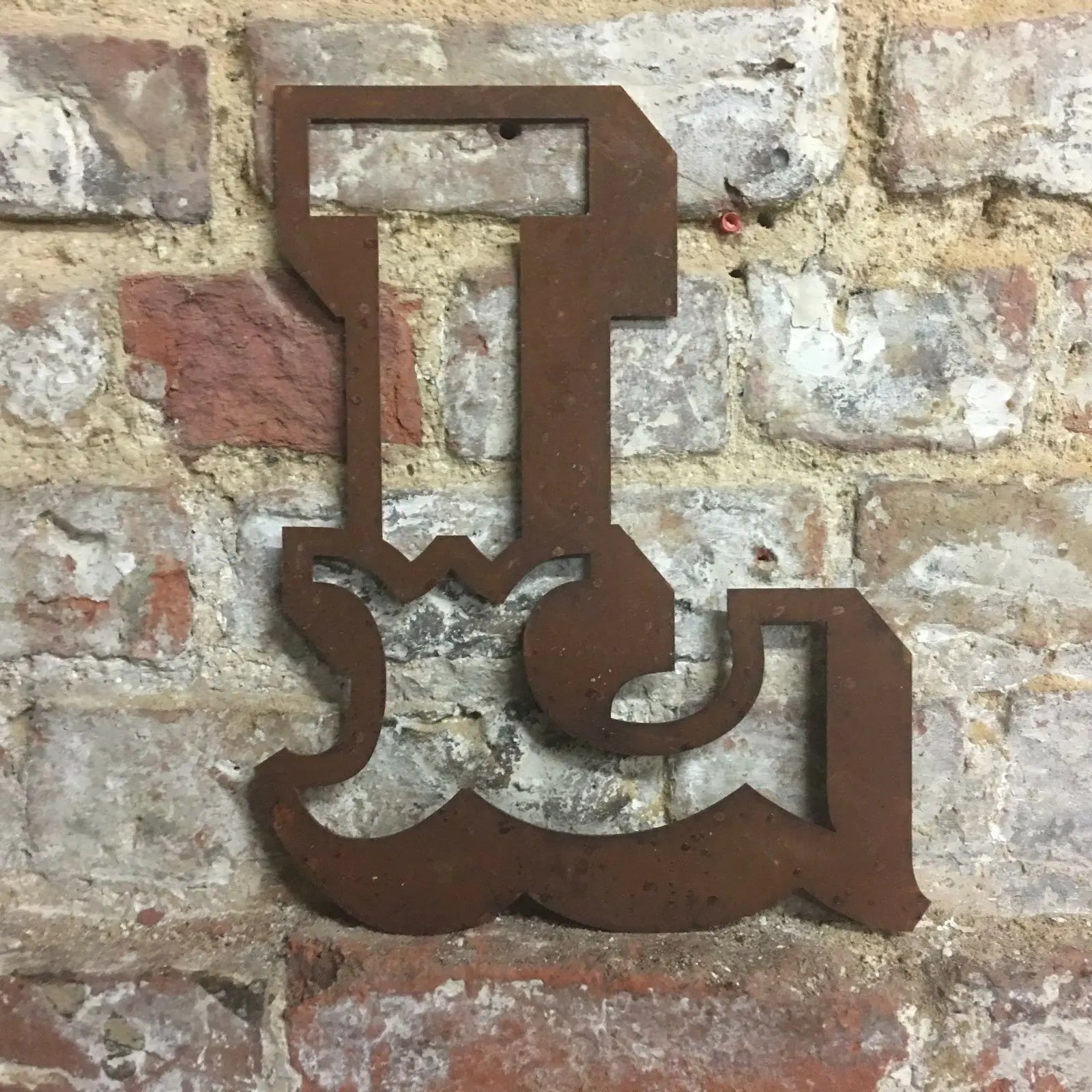 Rustic Warehouse Norfolk 12" Metal Carnival Letters – Vintage Steel Signage