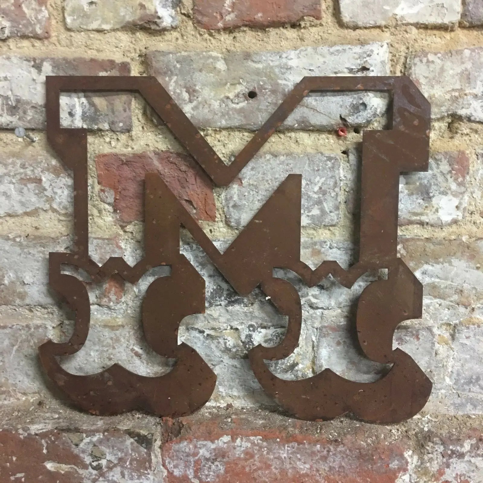 Rustic Warehouse Norfolk 12" Metal Carnival Letters – Vintage Steel Signage