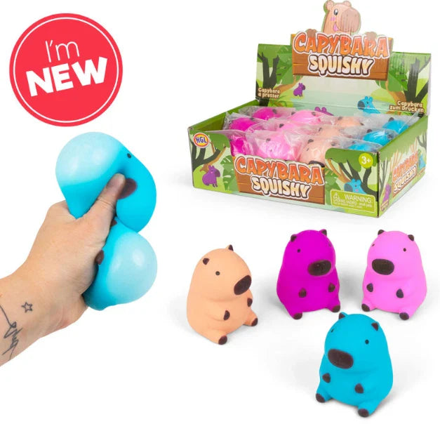 Snaps Squeezy Capybara Squishy Toy – Sensory Stress Relief Toy