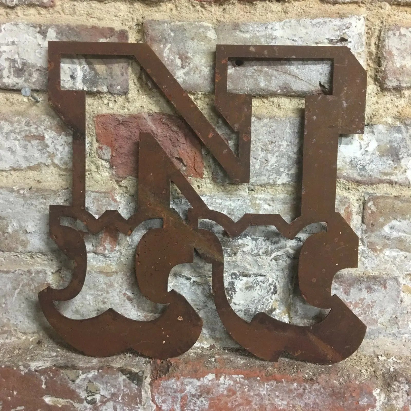 Rustic Warehouse Norfolk 12" Metal Carnival Letters – Vintage Steel Signage