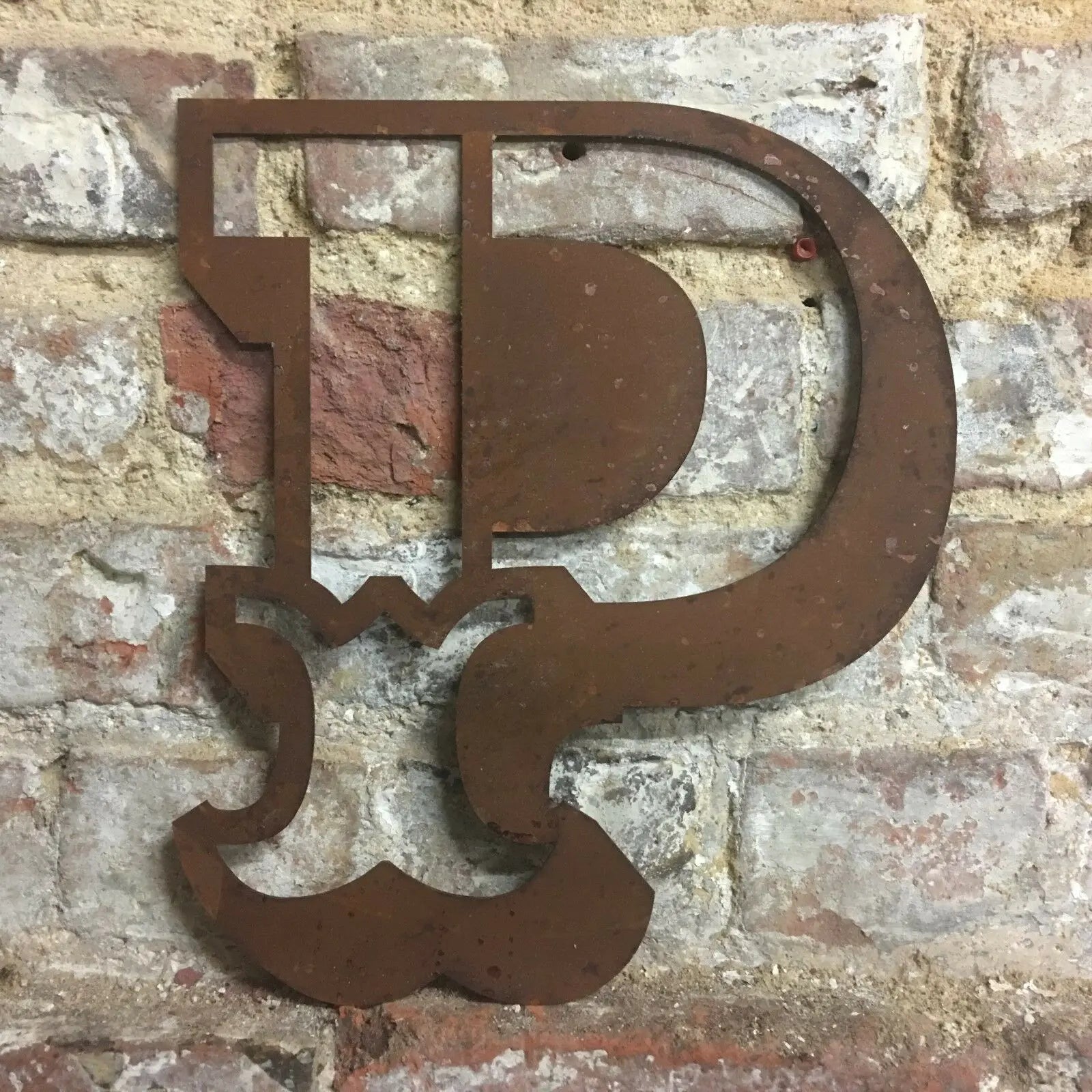 Rustic Warehouse Norfolk 12" Metal Carnival Letters – Vintage Steel Signage