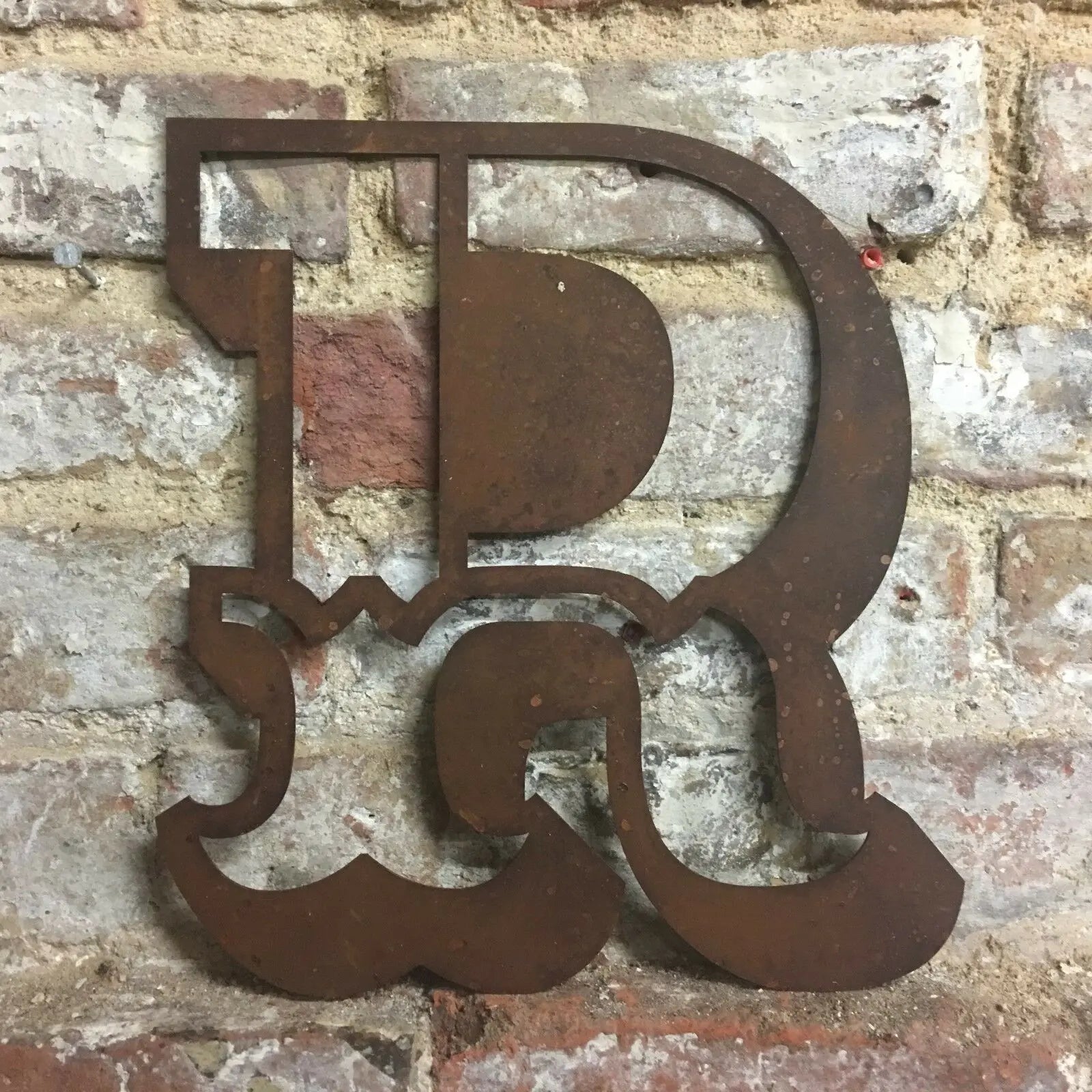 Rustic Warehouse Norfolk 12" Metal Carnival Letters – Vintage Steel Signage