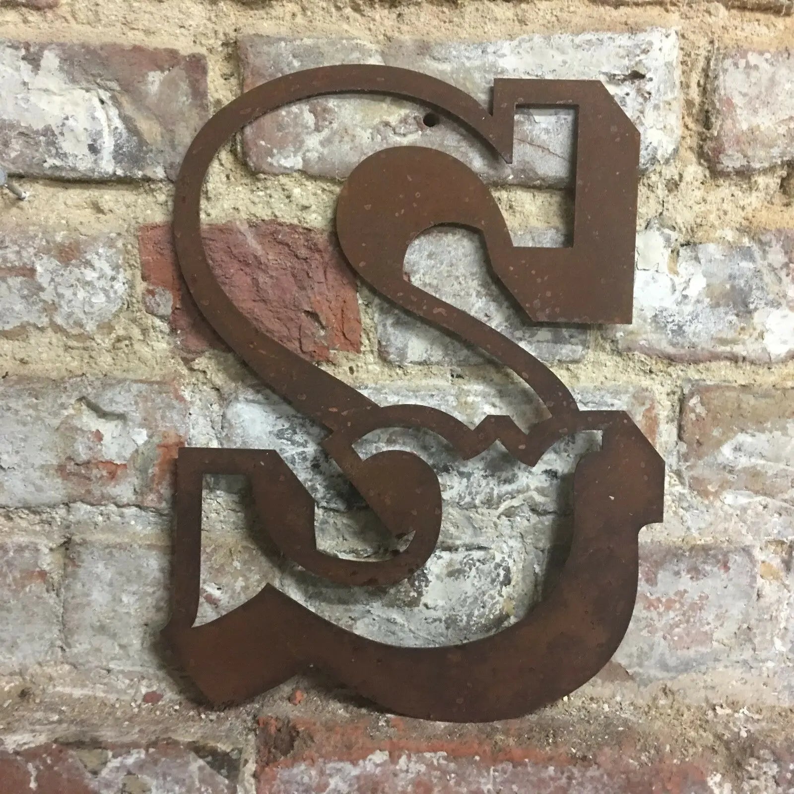 Rustic Warehouse Norfolk 12" Metal Carnival Letters – Vintage Steel Signage