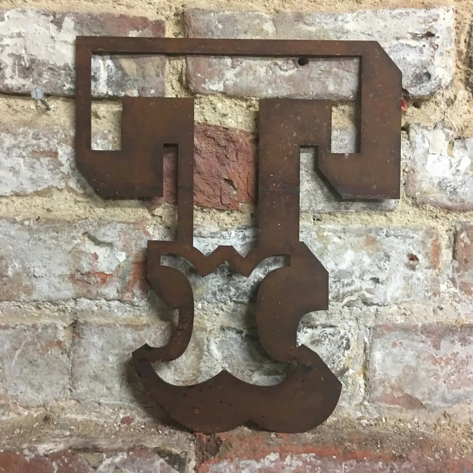 Rustic Warehouse Norfolk 12" Metal Carnival Letters – Vintage Steel Signage