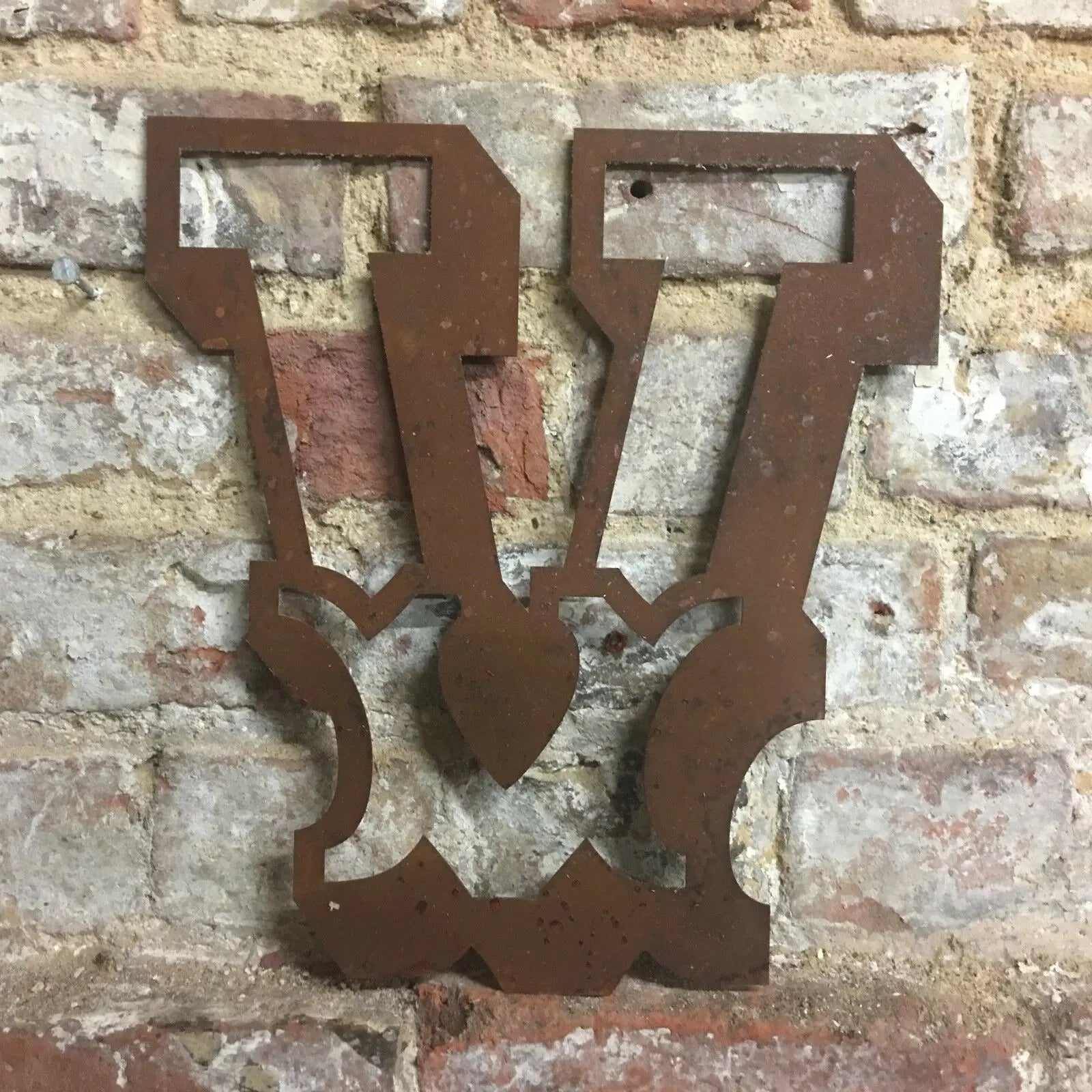 Rustic Warehouse Norfolk 12" Metal Carnival Letters – Vintage Steel Signage