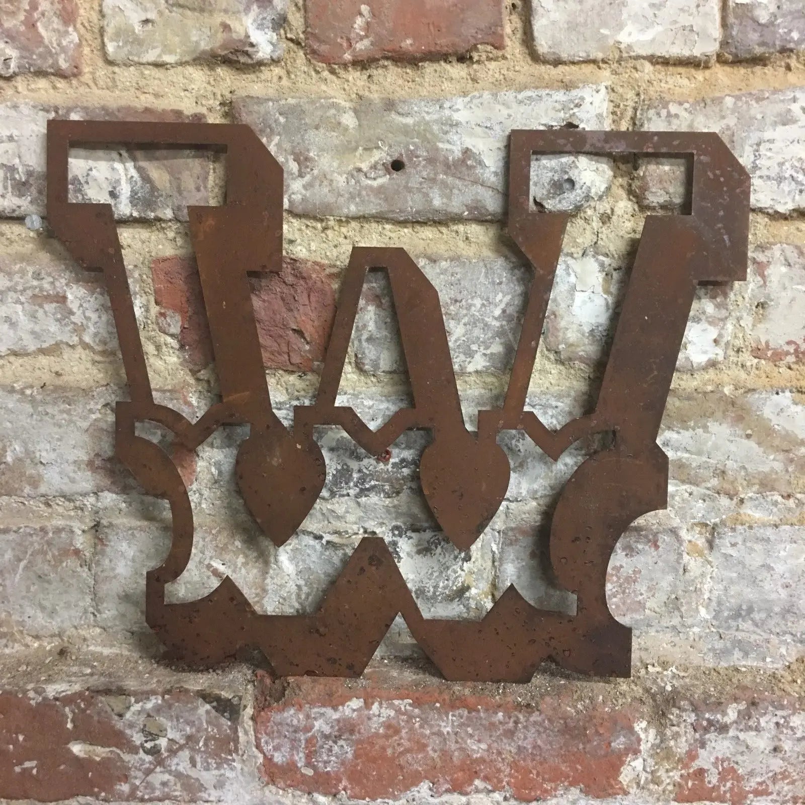 Rustic Warehouse Norfolk 12" Metal Carnival Letters – Vintage Steel Signage