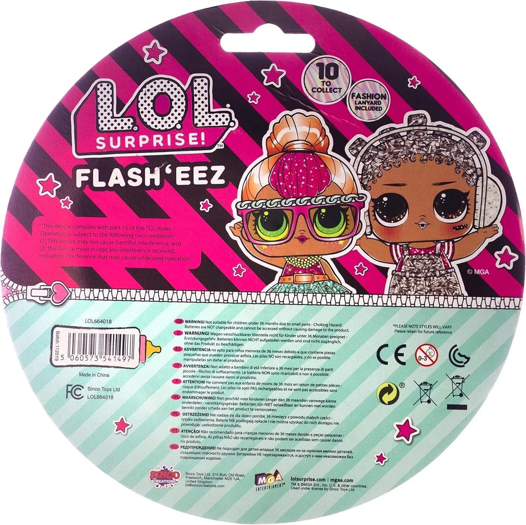 LOL Surprise! Flash’eez S2 Light-Up Doll Keychain with Lanyard