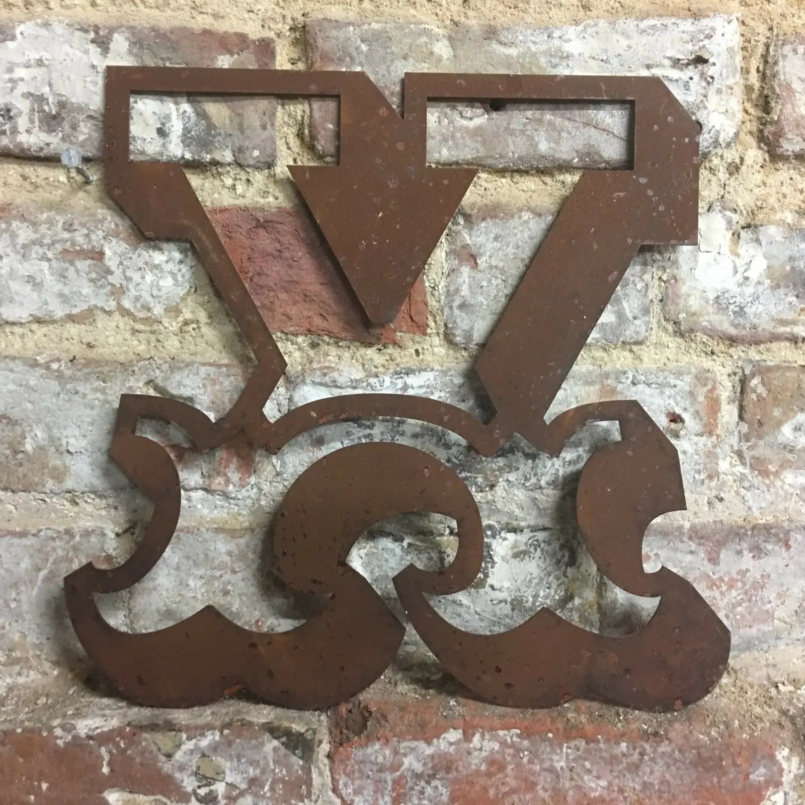 Rustic Warehouse Norfolk 12" Metal Carnival Letters – Vintage Steel Signage