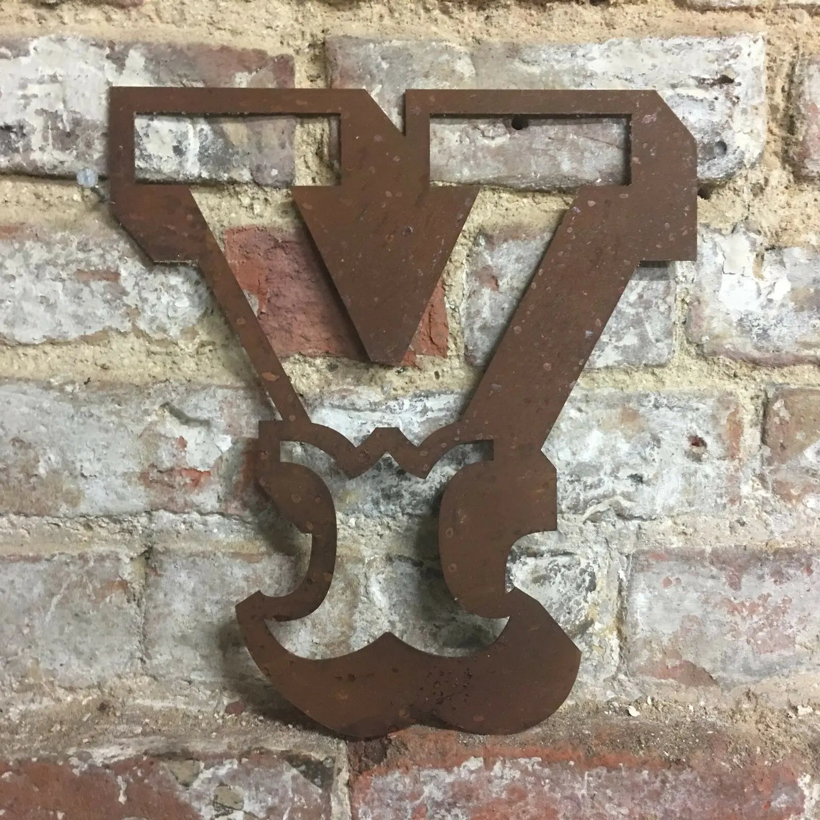 Rustic Warehouse Norfolk 12" Metal Carnival Letters – Vintage Steel Signage