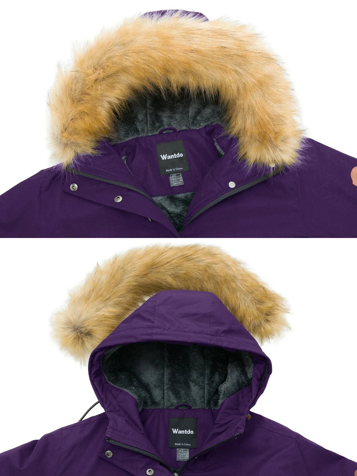 Wantdo Women's Waterproof Ski Jacket | Windproof Winter Snowboard Coat