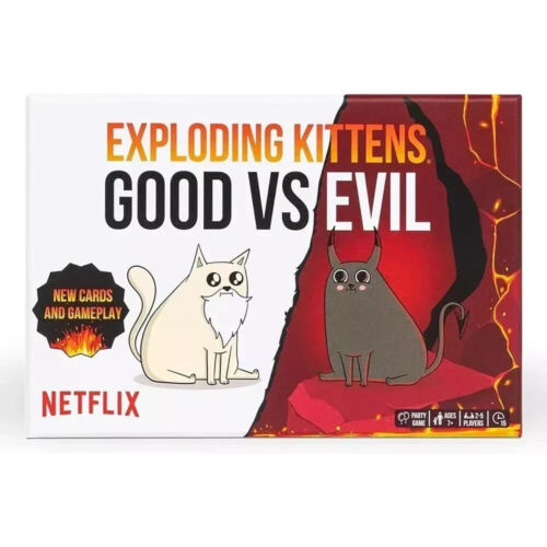 Exploding Kittens: Good Vs Evil Card Game – Netflix Series Edition