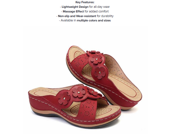 Vintage Floral Beach Sandals – Multicolor Casual Flats