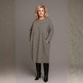 Grey Diamond Thick Pocket Dress