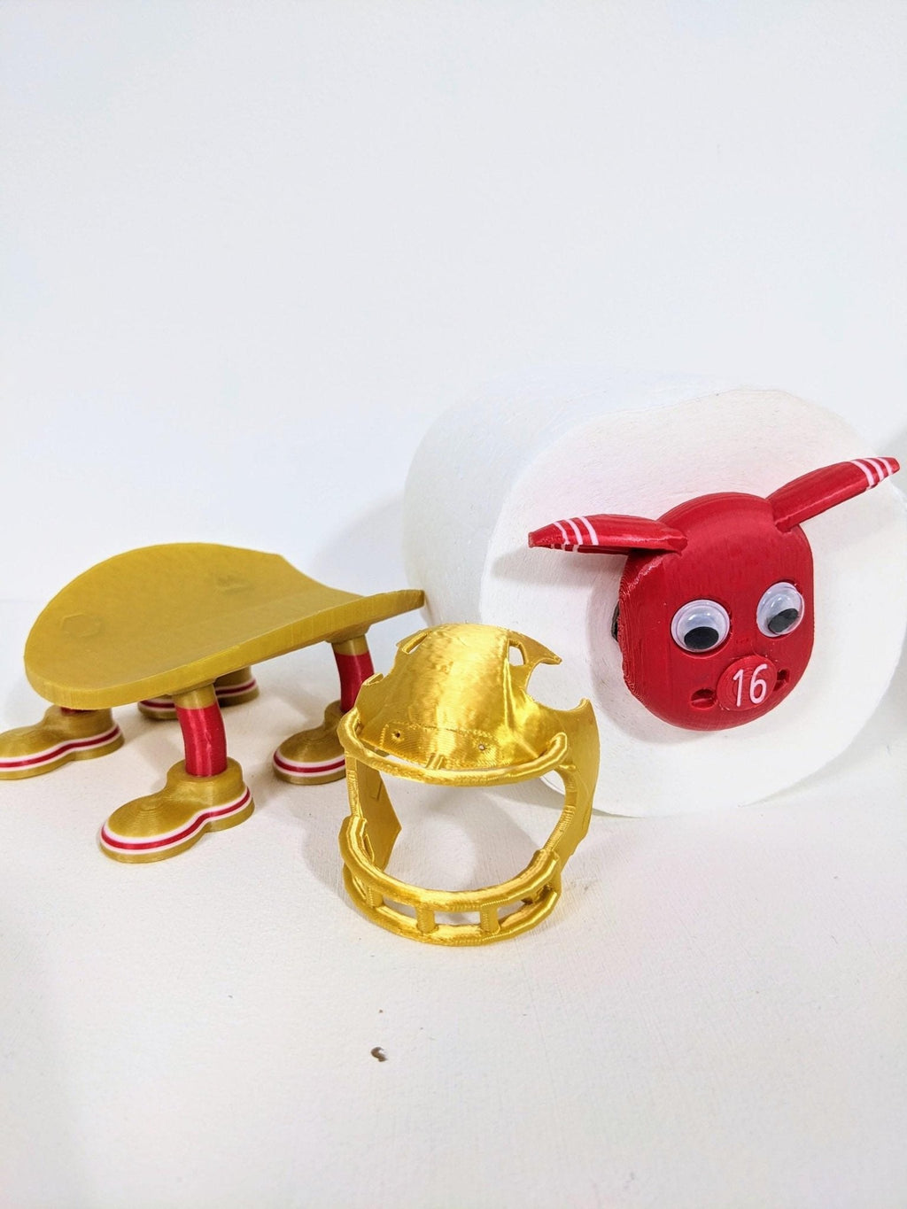 San Francisco 49ers Sheep Toilet Roll Holder | NFL Gift by Chaddyverse