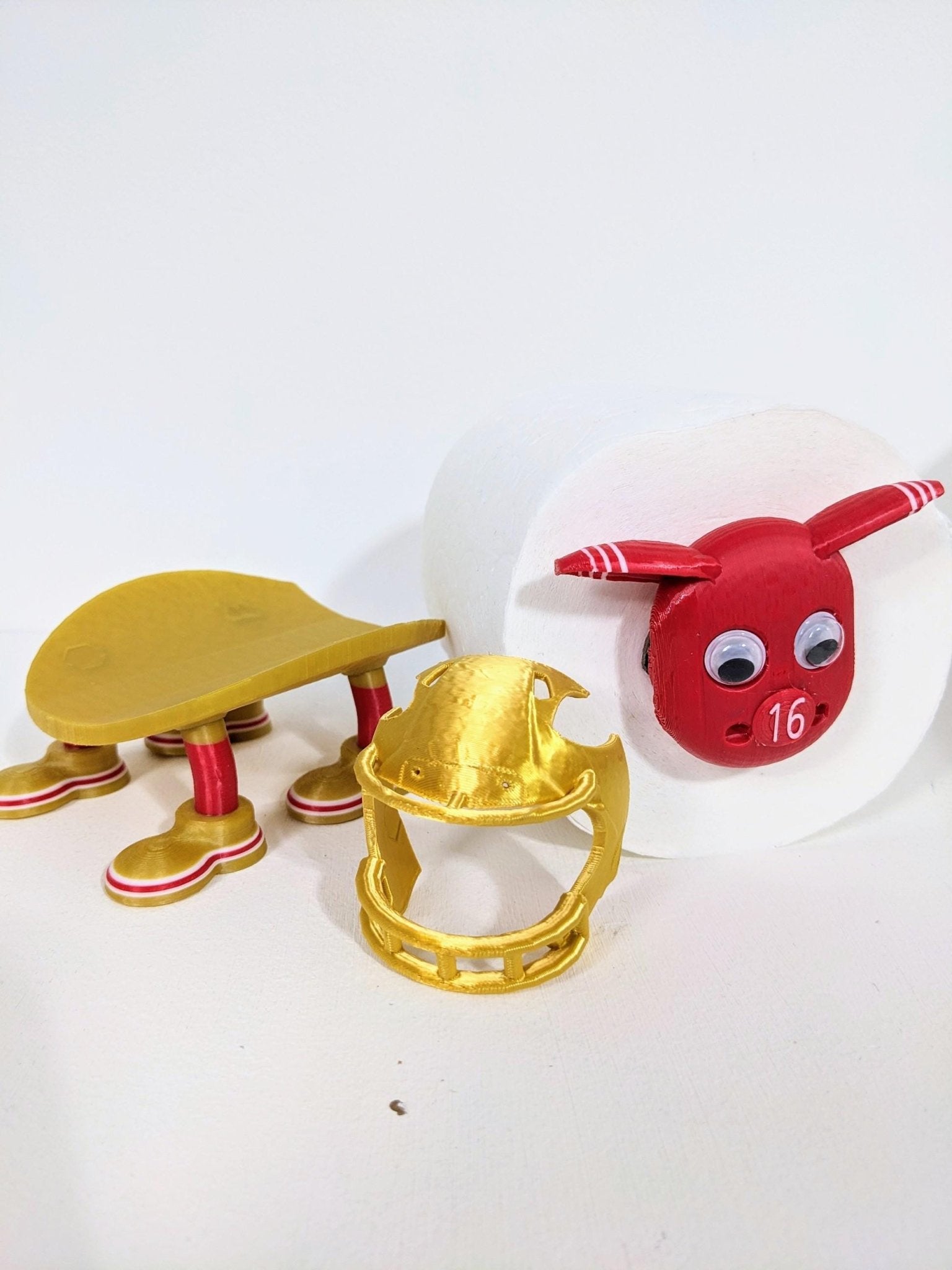 San Francisco 49ers Sheep Toilet Roll Holder | NFL Gift by Chaddyverse