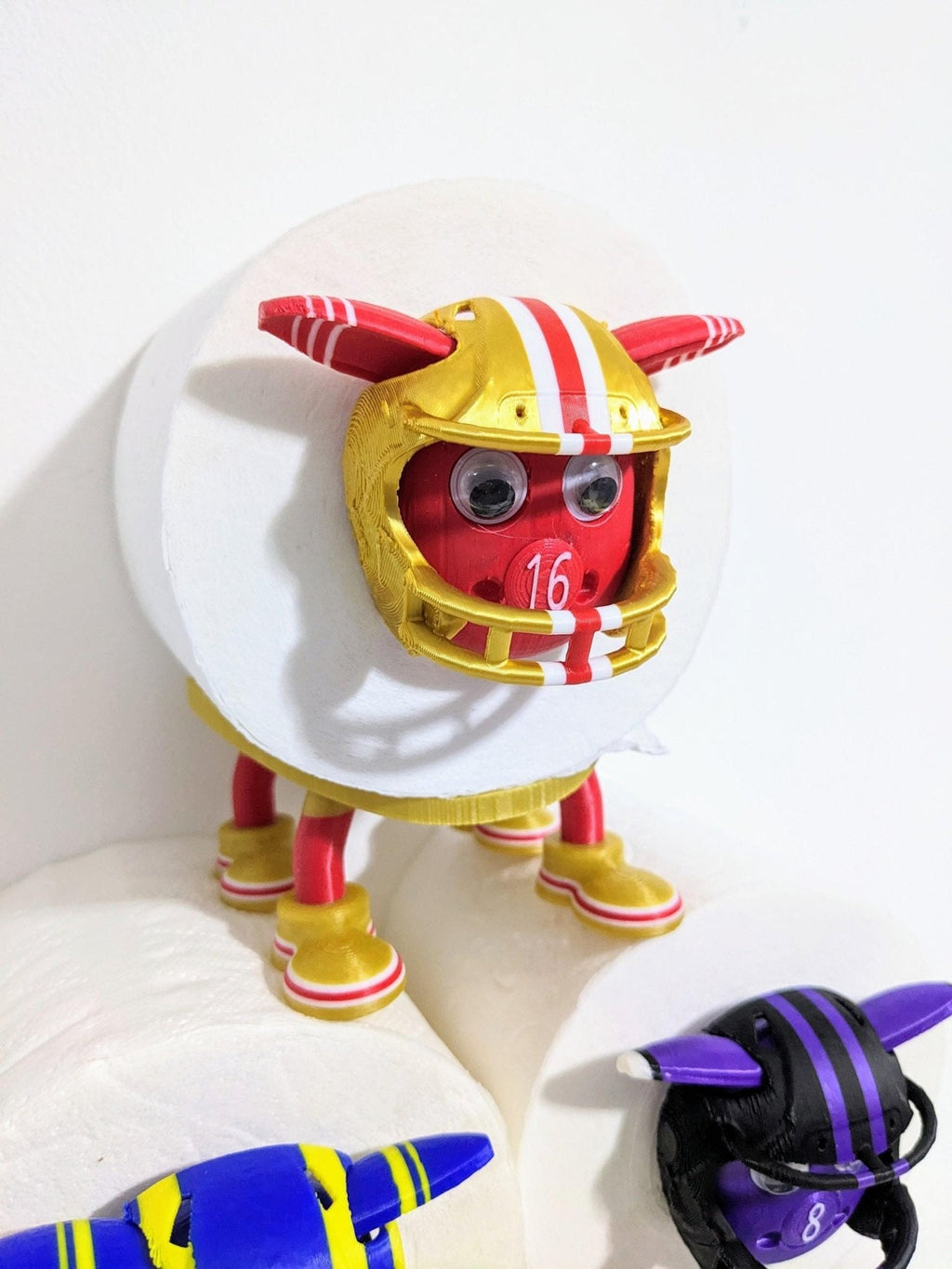 San Francisco 49ers Sheep Toilet Roll Holder | NFL Gift by Chaddyverse